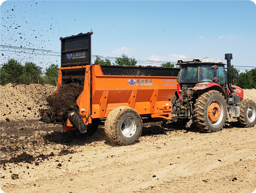 山东8方湿牛粪扬粪车